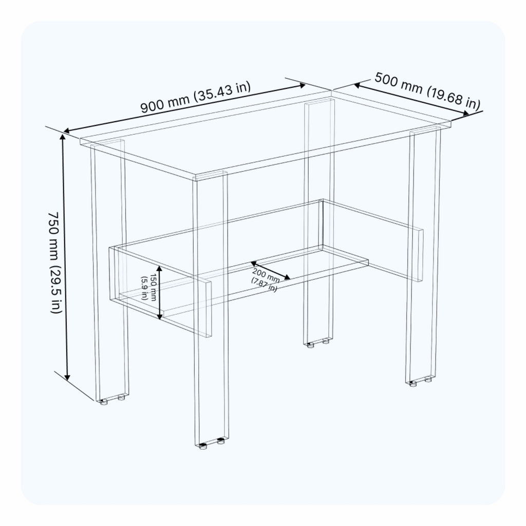 Towaho Brightline Study Table
