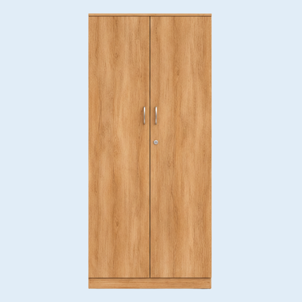 2 Door Wardrobe with Drawer and 1 Hanging Space + Free Sample Kit