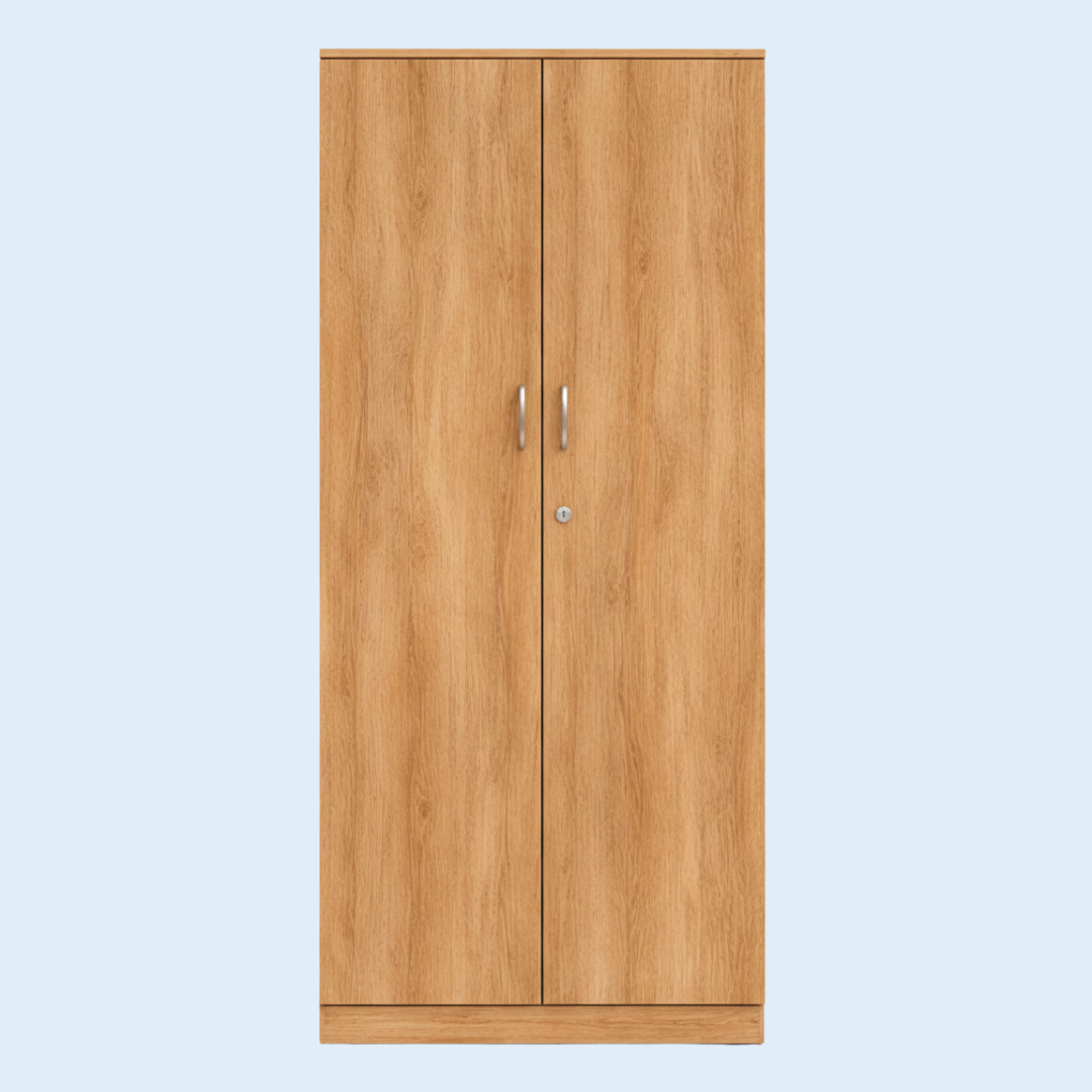 2 Door Wardrobe with Drawer and 1 Hanging Space + Free Sample Kit