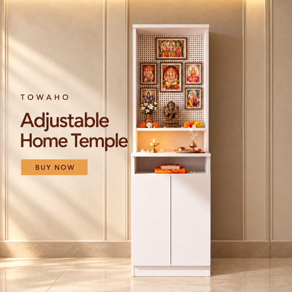 Towaho Adjustable Home Temple