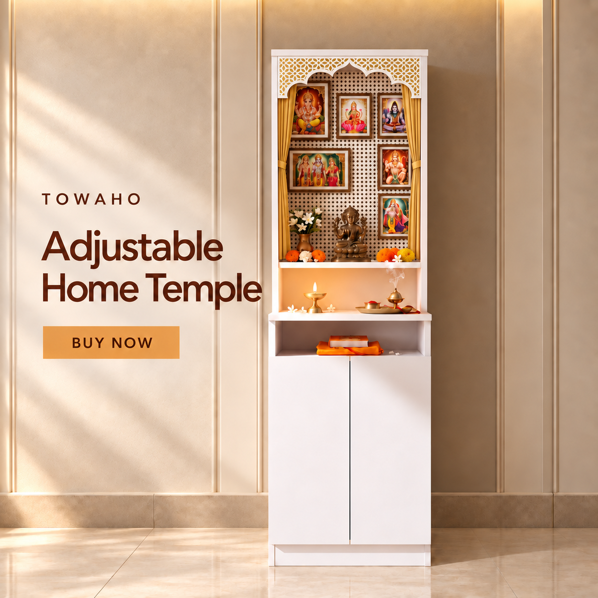 Towaho Adjustable Home Temple